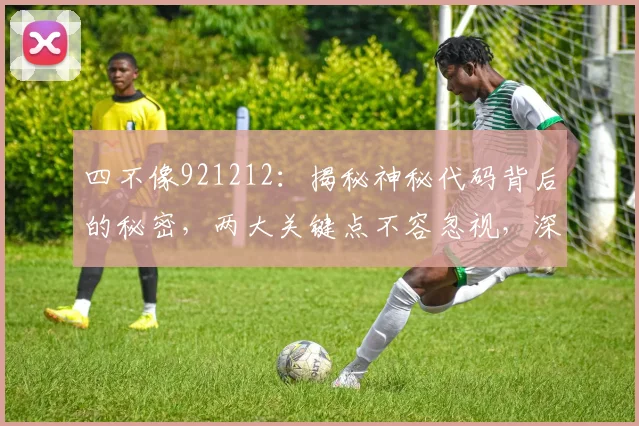 四不像921212：揭秘神秘代码背后的秘密，两大关键点不容忽视，深度解析